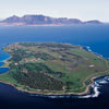 Aerial view of Robben Island